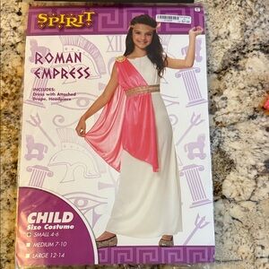 Spirit Roman Empress Child Costume - Pink and White